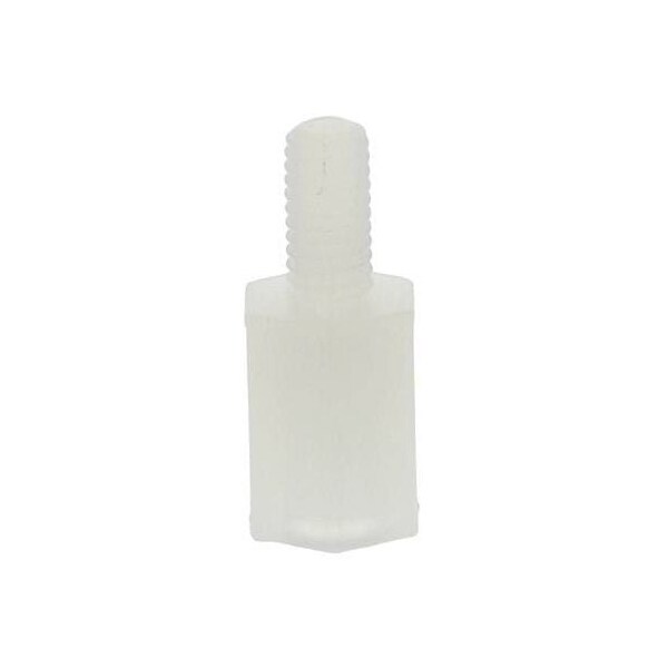 Newport Fasteners Hex Standoff, #8-32 Thrd Sz, Nylon Natural, 1/4" Hex W, 1000 PK 143208HMN - main